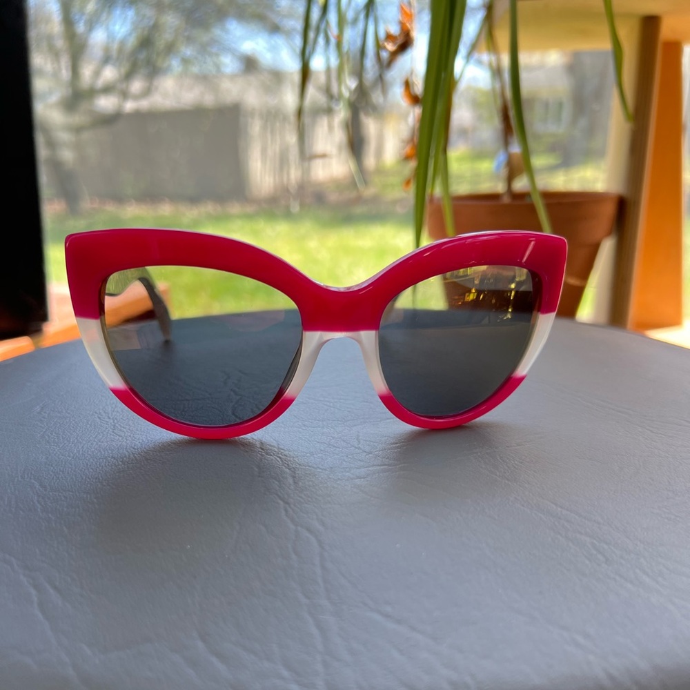 Marc By Marc Jacobs Pink and Grey cat eye Sunglasses